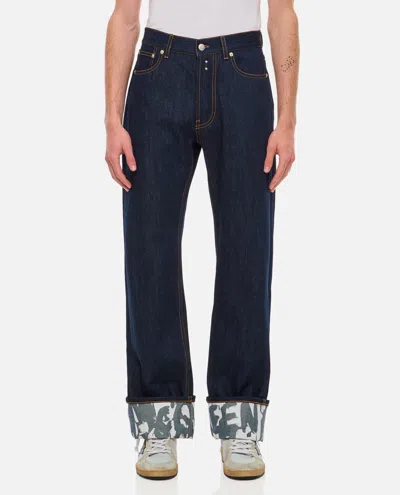 Alexander Mcqueen Denim In Black