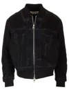 Alexander Mcqueen Alexander Mc Queen Lightweight Zipped Jacket Black In Black