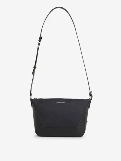 Alexander Mcqueen Denim Crossbody Bag