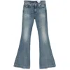 Alexander Mcqueen Mid-rise Flared Jeans