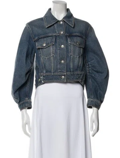 Pre-owned Alexander Mcqueen Denim Jacket In Blue