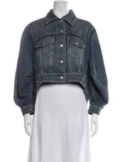 Pre-owned Alexander Mcqueen Denim Jacket In Blue