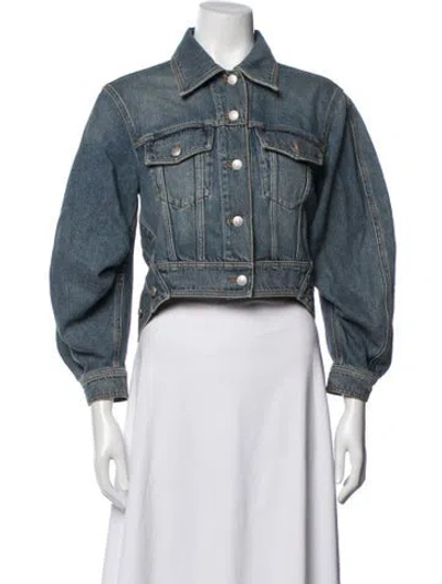 Pre-owned Alexander Mcqueen Denim Jacket In Blue