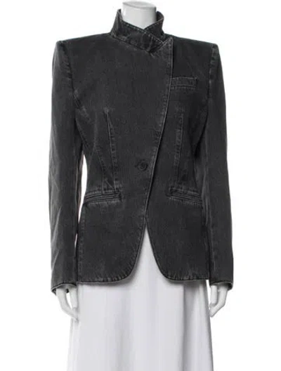 Pre-owned Alexander Mcqueen Denim Jacket W/ Tags In Gray