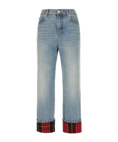 Alexander Mcqueen Denim Jeans In Blue