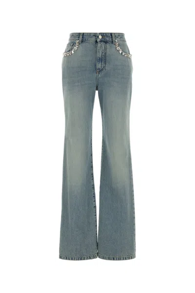Alexander Mcqueen Denim Jeans In Blue