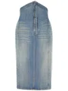 Alexander Mcqueen Alexander Mc Queen Denim Long Skirt
