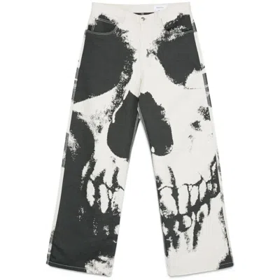 Alexander Mcqueen Denim Loose Fit In Multi