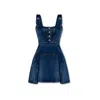 Alexander Mcqueen Denim Mini Dress Women