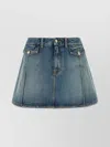 Alexander Mcqueen Mcqueen Denim Mini Skirt