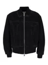 Alexander Mcqueen Alexander Mc Queen Lightweight Zipped Jacket Black In Black