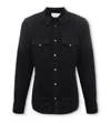 Alexander Mcqueen Denim Shirt In Nero