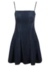 ALEXANDER MCQUEEN DENIM SHORT DRESS