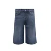 Alexander Mcqueen Denim Shorts