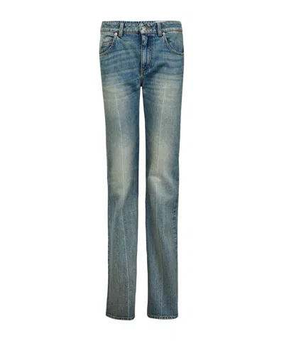 Alexander Mcqueen Denim Trousers In Blue