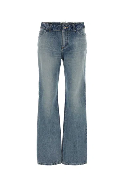 Alexander Mcqueen Denim Trousers*3 In Blue