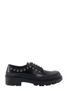 Alexander Mcqueen Alexander Mc Queen Tread Slick Leather Brogues In Black