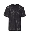 Alexander Mcqueen Alexander Mc Queen Charcoal Black Cotton T Shirt In Black