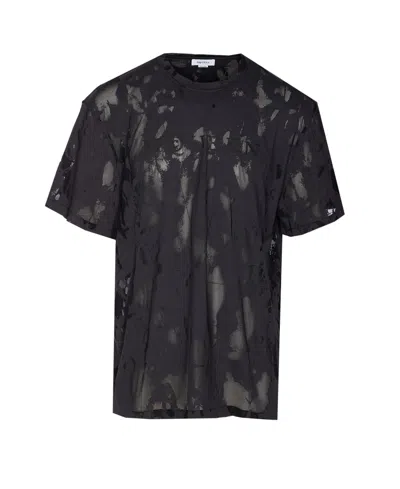 ALEXANDER MCQUEEN DEVORE LOGO T-SHIRT