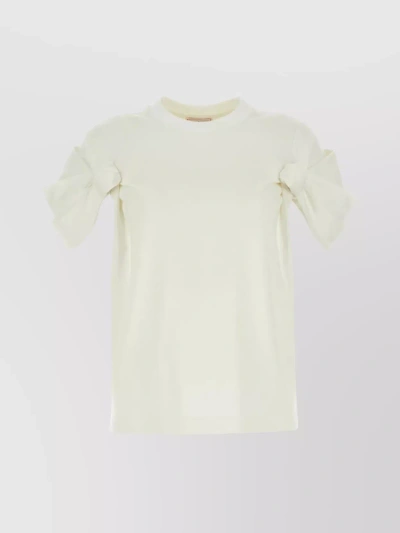 Alexander Mcqueen Distinctive Shoulder Cotton T-shirt In Pastel