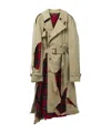 Alexander Mcqueen Coat In Nude