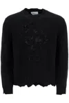 Alexander Mcqueen Skull Sweater In Black