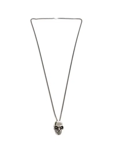 Alexander Mcqueen Divided Skull Pendant Necklace