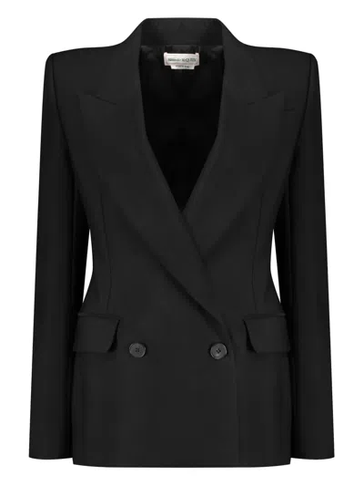 ALEXANDER MCQUEEN DOUBLE-BREASTED BLAZER
