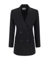 Alexander Mcqueen Women's Wool Blazer In Black