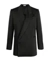 Alexander Mcqueen Double-breasted Blazer In Black