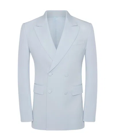 Alexander Mcqueen Double-breasted Blazer In Blue