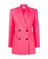 Alexander Mcqueen Double-breasted Blazer In Pink