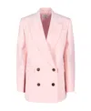 Alexander Mcqueen Oversize Blazer Jacket In Pink