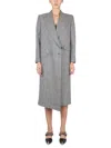 Alexander Mcqueen Tailored Houndstooth Double-breasted Coat In Multicolour