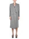 Alexander Mcqueen Tailored Houndstooth Double-breasted Coat In Multicolour