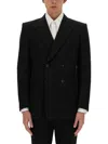 Alexander Mcqueen Double-breasted Tailored Jacket Structured Shoulders