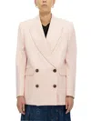 Alexander Mcqueen Oversize Blazer Jacket In Pink