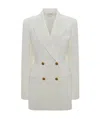 Alexander Mcqueen Double-breasted Tailored Blazer In White