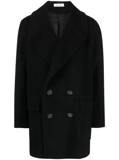 Alexander Mcqueen Oversized Coat In Black