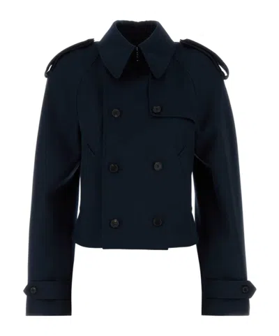 ALEXANDER MCQUEEN ALEXANDER MCQUEEN DOUBLE BREASTED TRECH JACKET