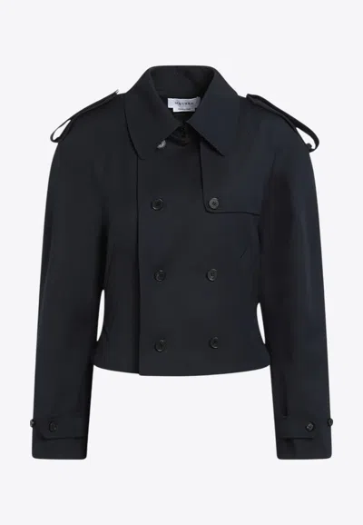 ALEXANDER MCQUEEN DOUBLE-BREASTED WOOL COAT