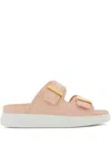 Alexander Mcqueen Double-buckle Slides