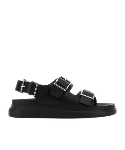 ALEXANDER MCQUEEN ALEXANDER MCQUEEN DOUBLE-BUCKLED SANDALS