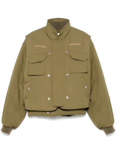 ALEXANDER MCQUEEN DOUBLE LAYER BOMBER JACKET