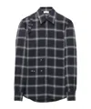 Alexander Mcqueen Twin Needle Harness Shirt Men In Black