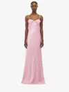 Alexander Mcqueen Mcqueen Double Silk Satin Evening Gown