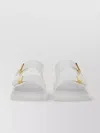 Alexander Mcqueen Double Strap Flat Sole Sandal