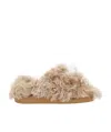 Alexander Mcqueen Sandal Slide Hybrid In Nude