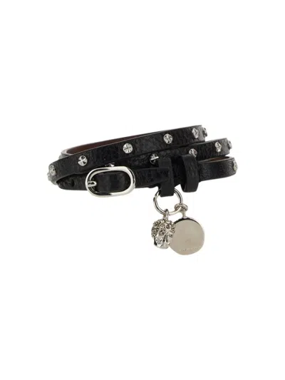 ALEXANDER MCQUEEN ALEXANDER MCQUEEN DOUBLE TURN BRACELET