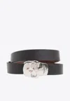 Alexander Mcqueen Skull Double Wrap In Black